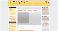 Desktop Screenshot of hgsbakiye.com