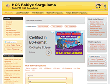 Tablet Screenshot of hgsbakiye.com